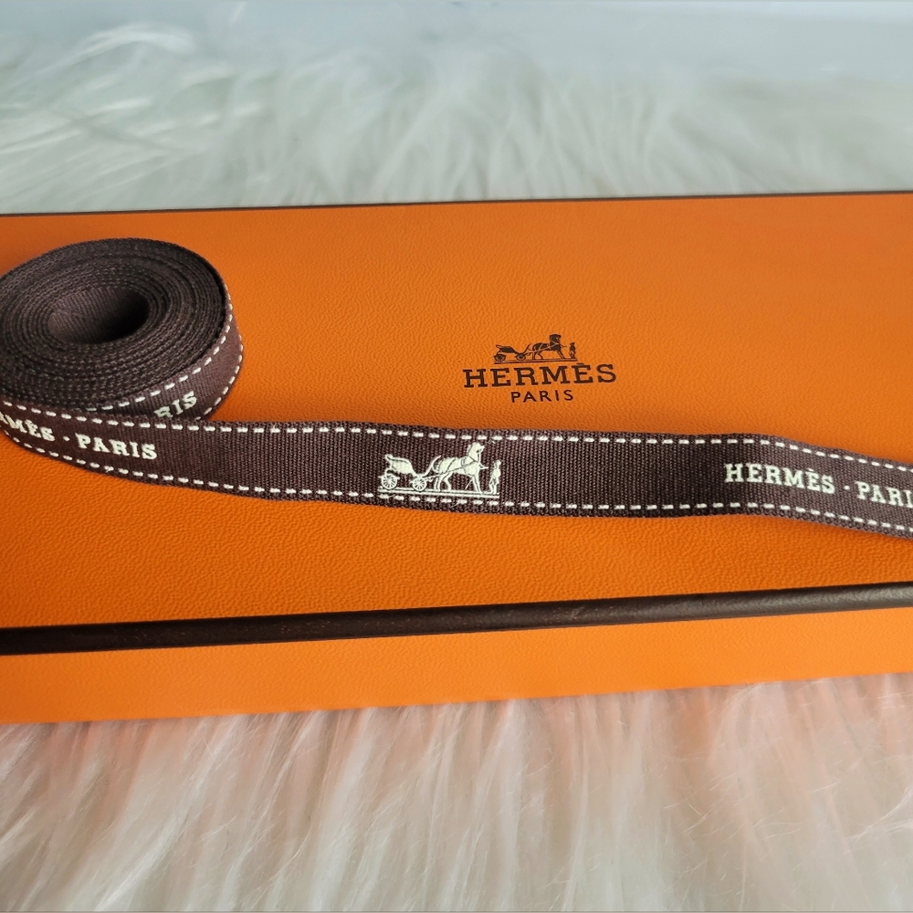 Hermès Ribbon 53" Long New - Picture 3 of 4